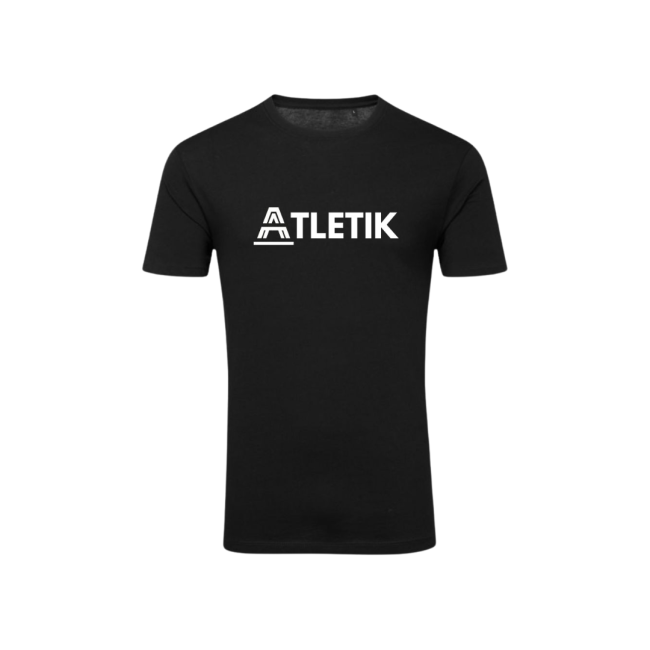 T-shirt unisexe Atletik noir