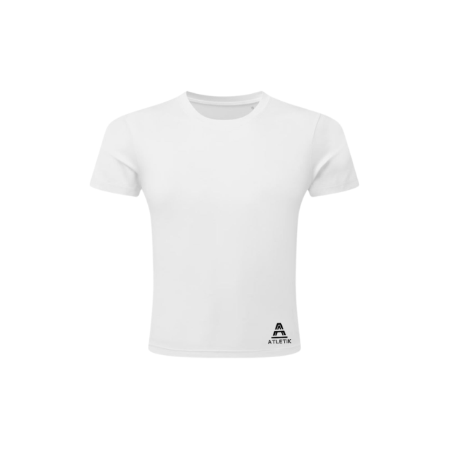 T-shirt court femme blanc