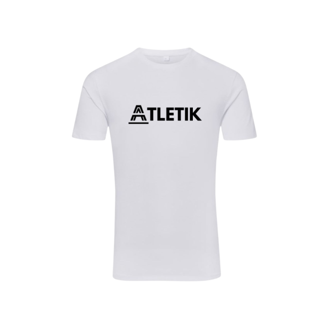 T-shirt unisexe Atletik blanc