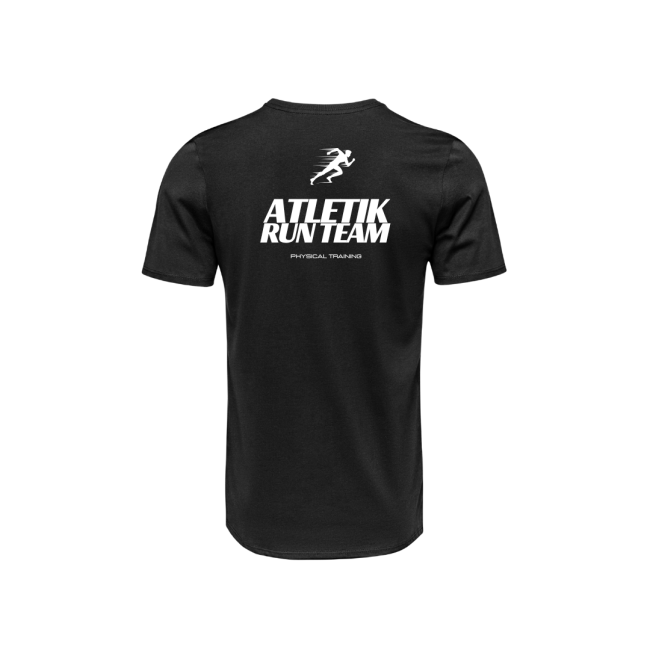T-shirt unisexe run team noir