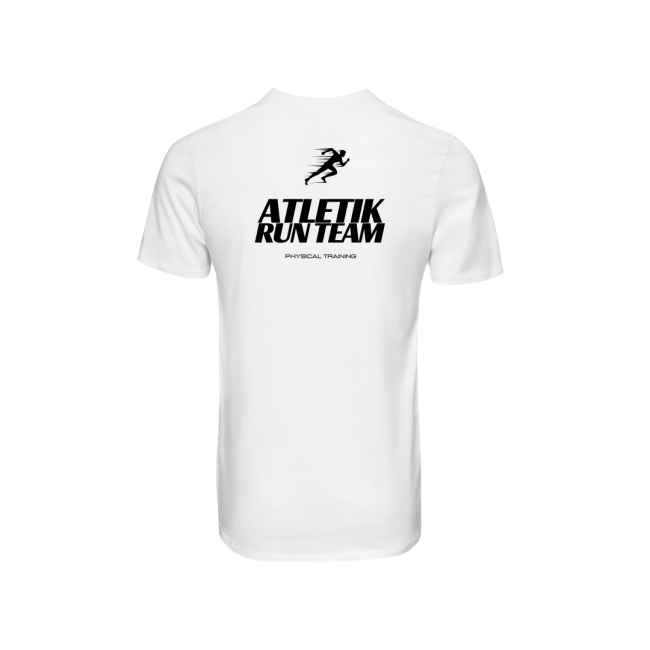 T-shirt unisexe run team blanc