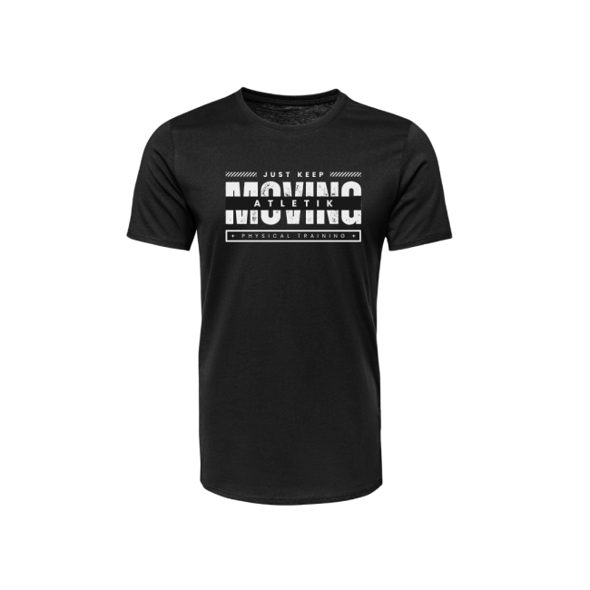T-shirt unisexe moving noir