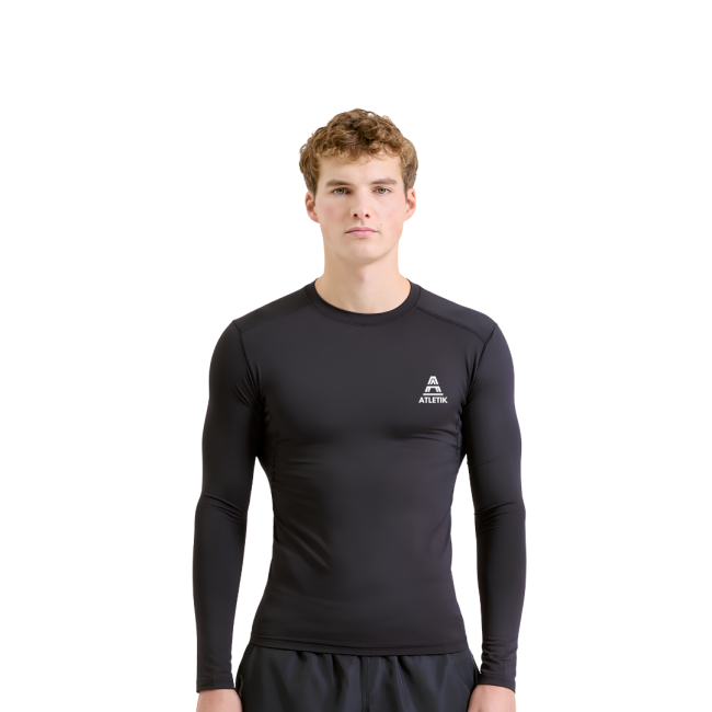 T-shirt technique seconde peau manches longues noir