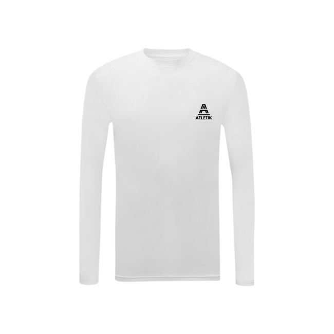 T-shirt technique seconde peau manches longues blanc