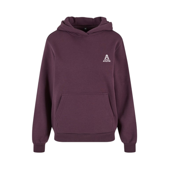 Sweat à capuche femme violet